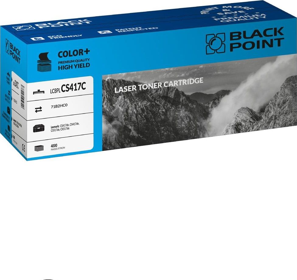 Toner Black Point LCBPLCS417C Cyan Zamiennik 71B2HC0 (BLLOPCS417CBW)