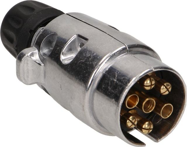 Orno Wtyczka przyczepy aluminiowa 7 pinów 12/24V OR-AE-1385 - OR-AE-1385