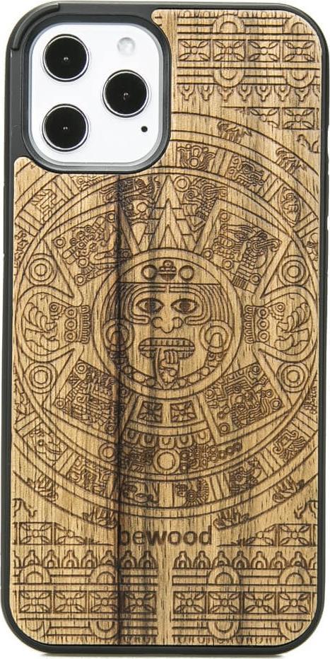 BeWood Drewniane Etui iPhone 12 Pro Max Kalendarz Aztecki Limba