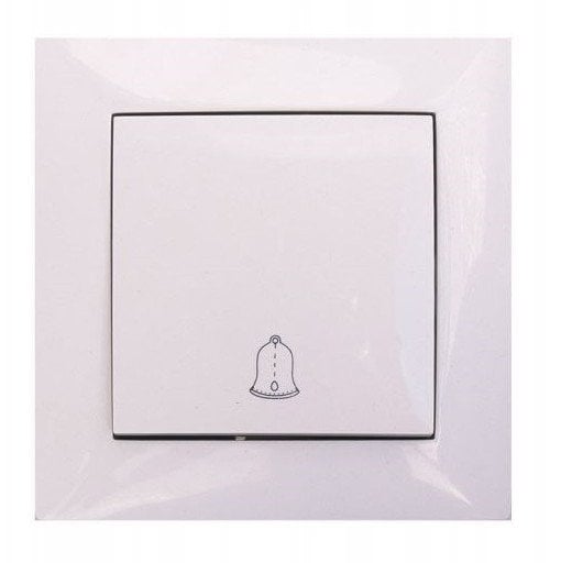 Przycisk dzwonkowy VCX LC 06 Biały