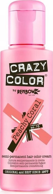 Crazy Color Farba do włosów półtrwała Crazy Color Pechy Coral