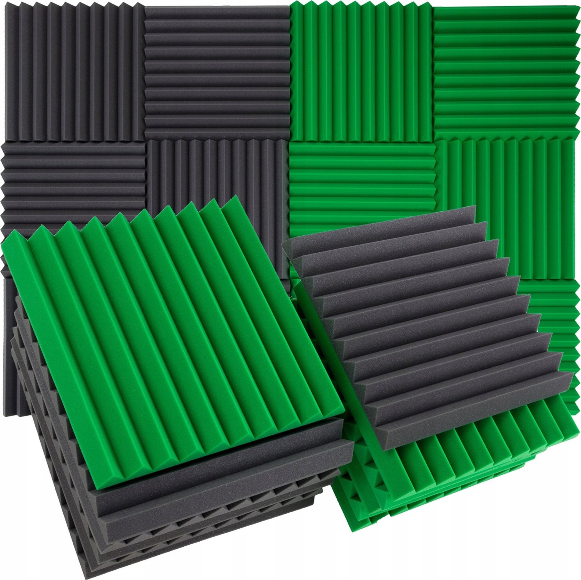 BITMAT Pianka akustyczna kliny 50x50x5 cm na sufit i ściany idealna do przedpokoju