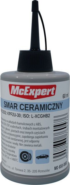 McExpert SMAR CERAMICZNY BUTELKA Z MIESZKIEM 60ML