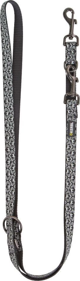 Kerbl Smycz Shiny Night z nadrukiem fluorescencyjnym , 200 cm x 20 mm