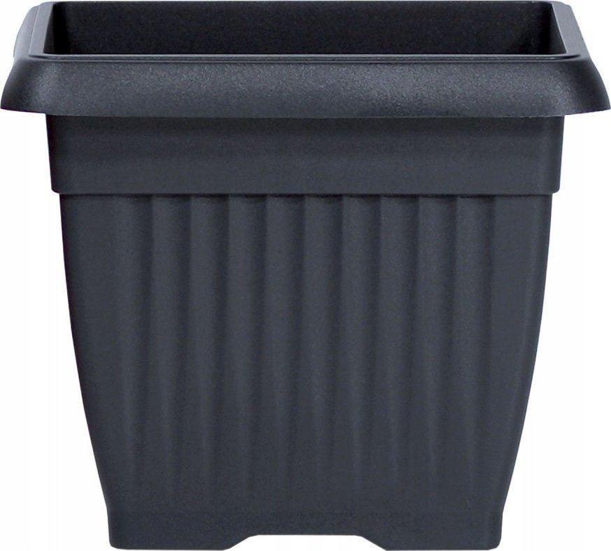 Prosperplast Doniczka kwadratowa TERRA DKWT30-S433, Kolor Antracyt, Prosperplast, Wymiary 30x30x25 cm