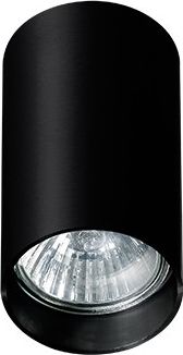 Lampa sufitowa Azzardo Oprawa natynkowa tuba czarna AZzardo MINI ROUND AZ1781