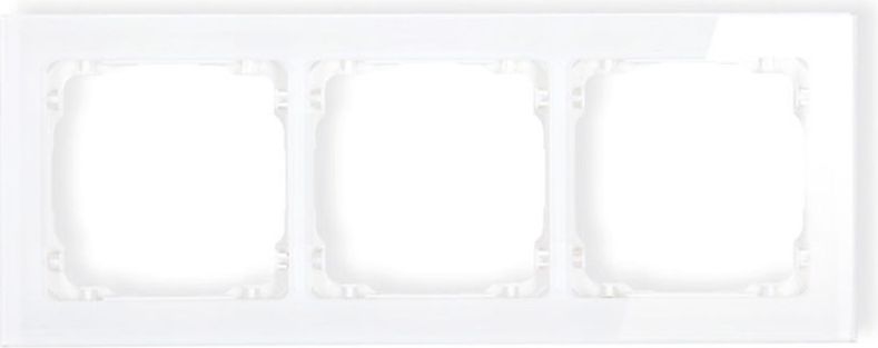Karlik DECO ramka uniwersalna 3-krotna - efekt szkła (0-0-DRS-3)