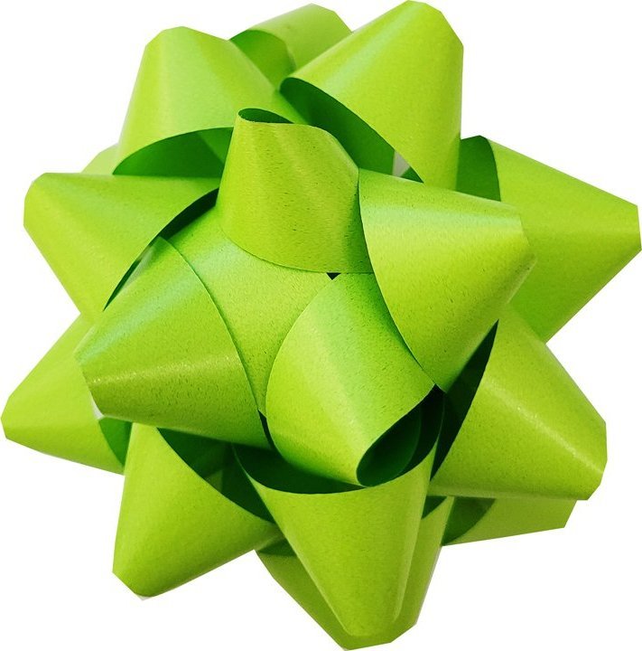 Fastima Rozetka Zielona KOKARDA do prezentów 11cm 1ŚR