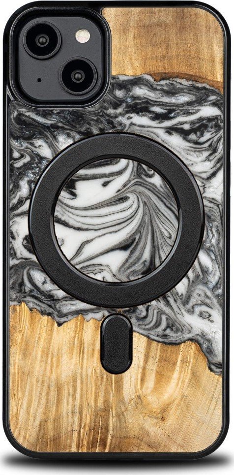 BeWood Etui Bewood Unique na iPhone 14 Plus - 4 Żywioły - Ziemia z MagSafe