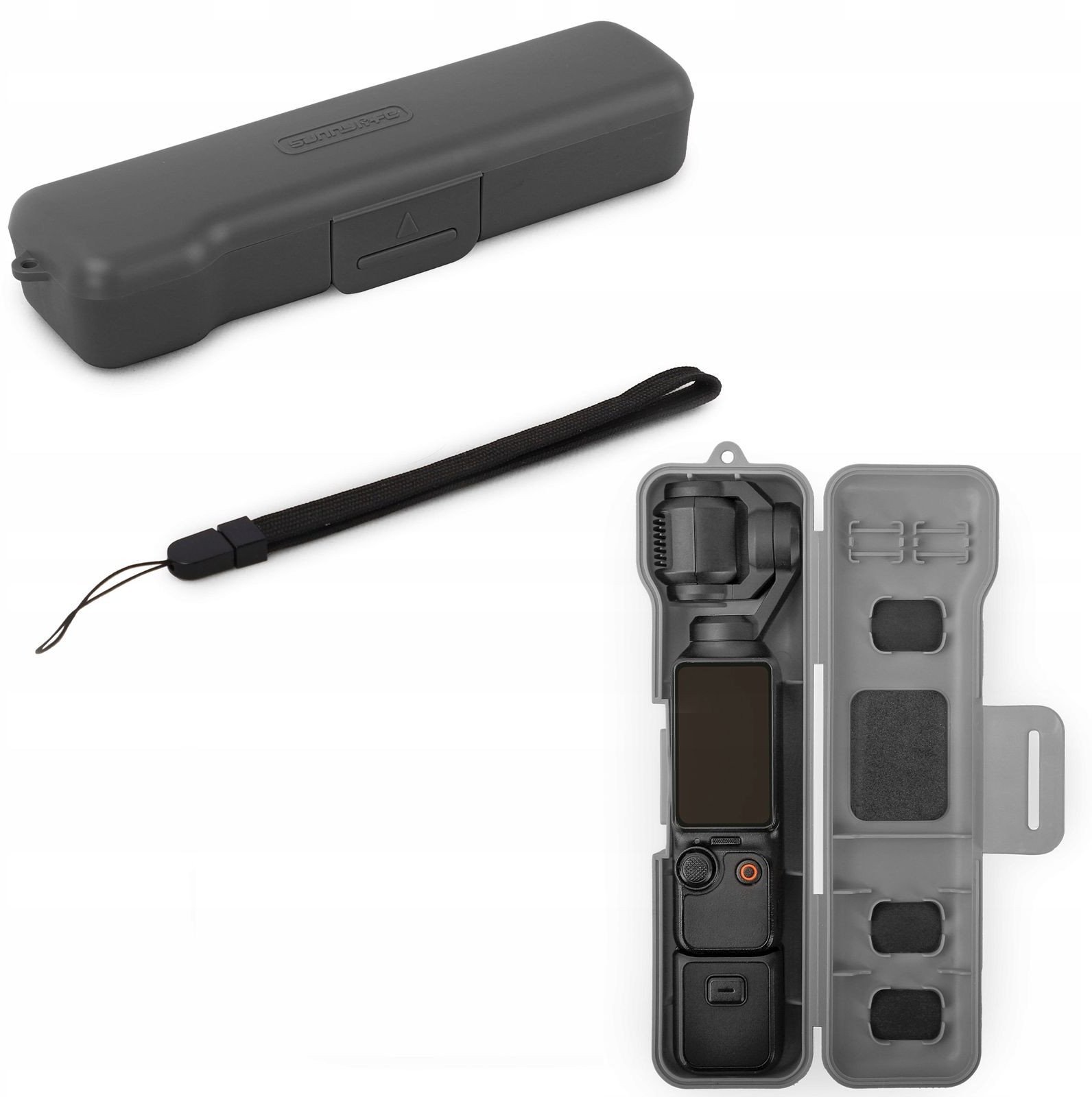 Futerał Case Pokrowiec Osłona Walizka Etui Do Dji Osmo Pocket 3 + Akcesoria / Op3-k981-d / Czarny