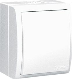 Kontakt-Simon Łącznik 1-biegunowy IP54 Aquarius biały - AQW1/11