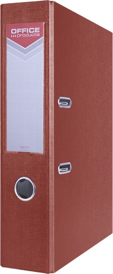 Segregator Office Products Officer 2-ringowy A4 75mm bordowy (21011211-08)