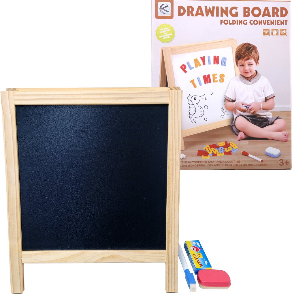 Duża wielofunkcyjna tablica edukacyjna 2w1