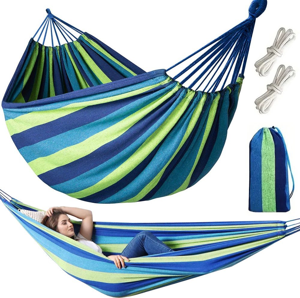 Verk Hamak ogrodowy wiszący dwuodobowy 300x160cm brazylijski xxl torba pokrowiec Hamak ogrodowy wiszący dwuodobowy 300x160cm brazylijski xxl torba pok