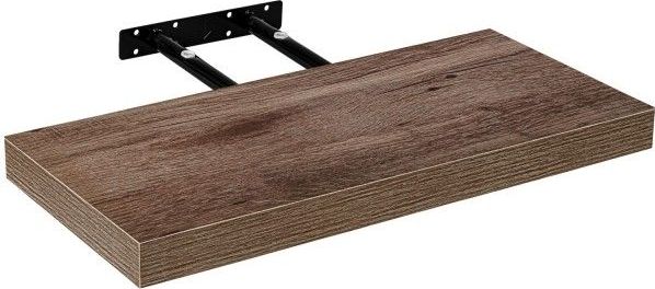 Stilista Półka ścienna Stilista Volato, 80 cm, ciemne drewno