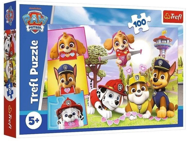 Puzzle 100 Dziewczyny Psi Patrol TREFL