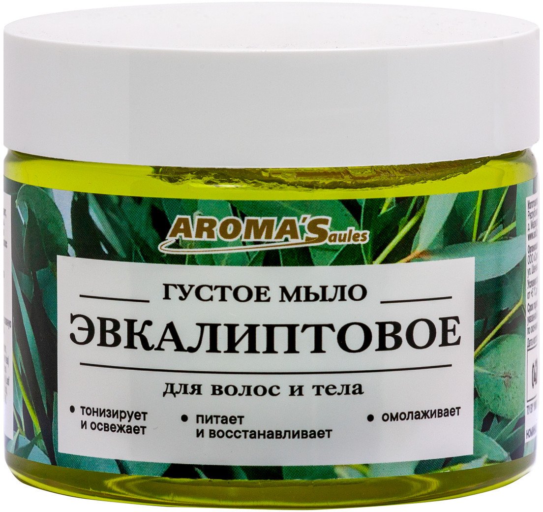 Aroma'Saules Gęste mydło do ciała i włosów Eukaliptus 250ml