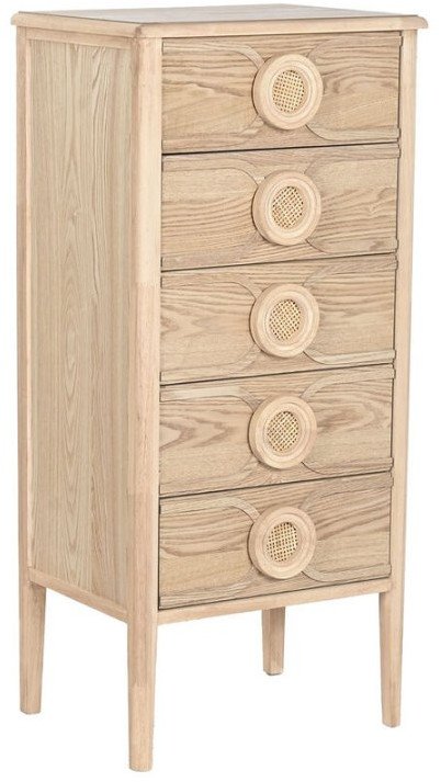 Komoda Home ESPRIT Naturalny Romantyczny 46 x 35 x 100 cm