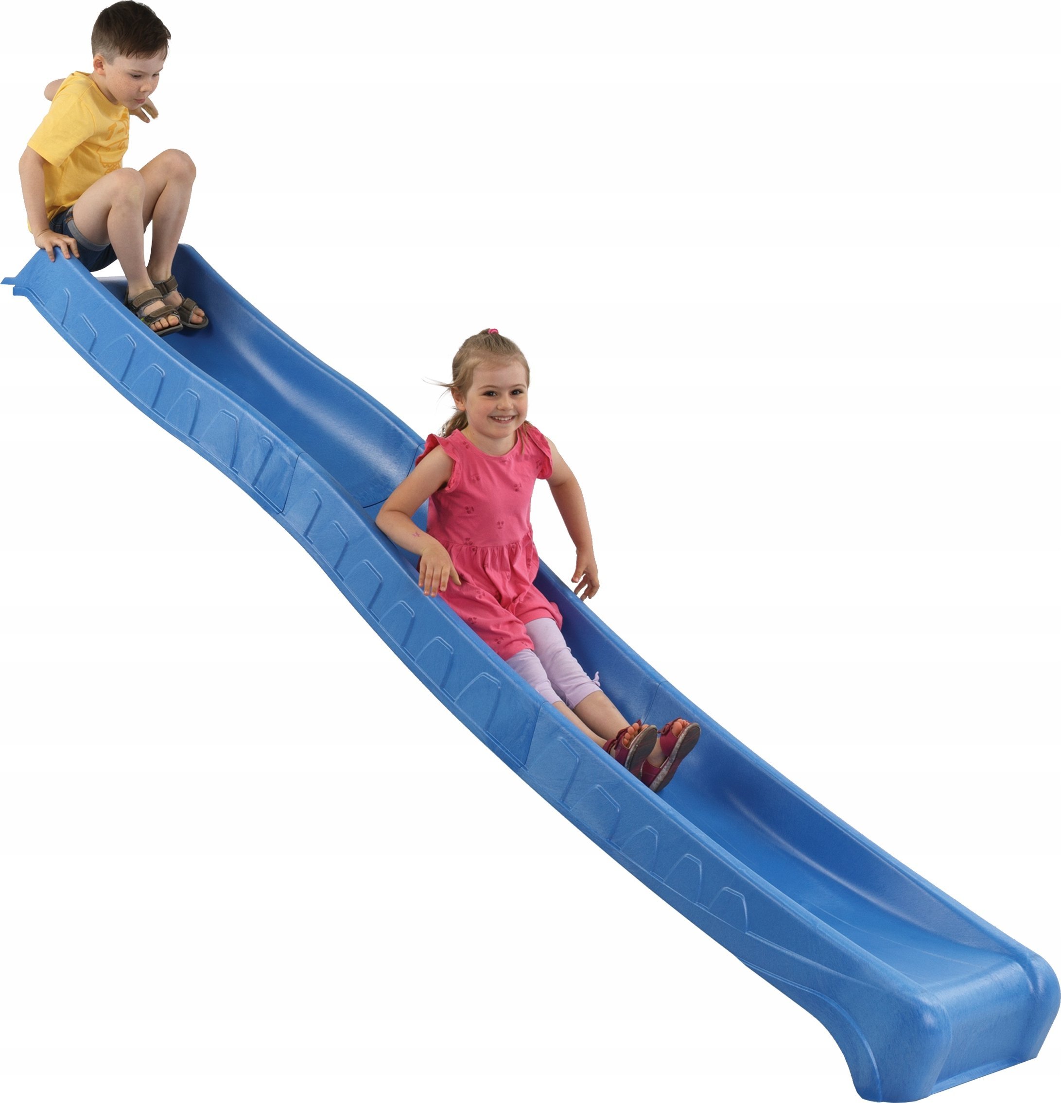 KBT Zjeżdżalnia 3m dla dzieci na plac zabaw, składana - niebieska