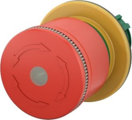 Eaton Miniaturowy przycisk bezpieczeństwa 30mm do otworu 22mm pierścień podświetlany odblokowanie przez przekręcenie M22-PVLT30