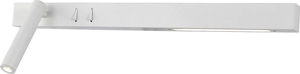 Kinkiet Mdeco Regulowana LAMPA ścienna VK/04230/W/W/60/L MDECO metalowa OPRAWA kinkiet LED 15W 3200K tuba biała