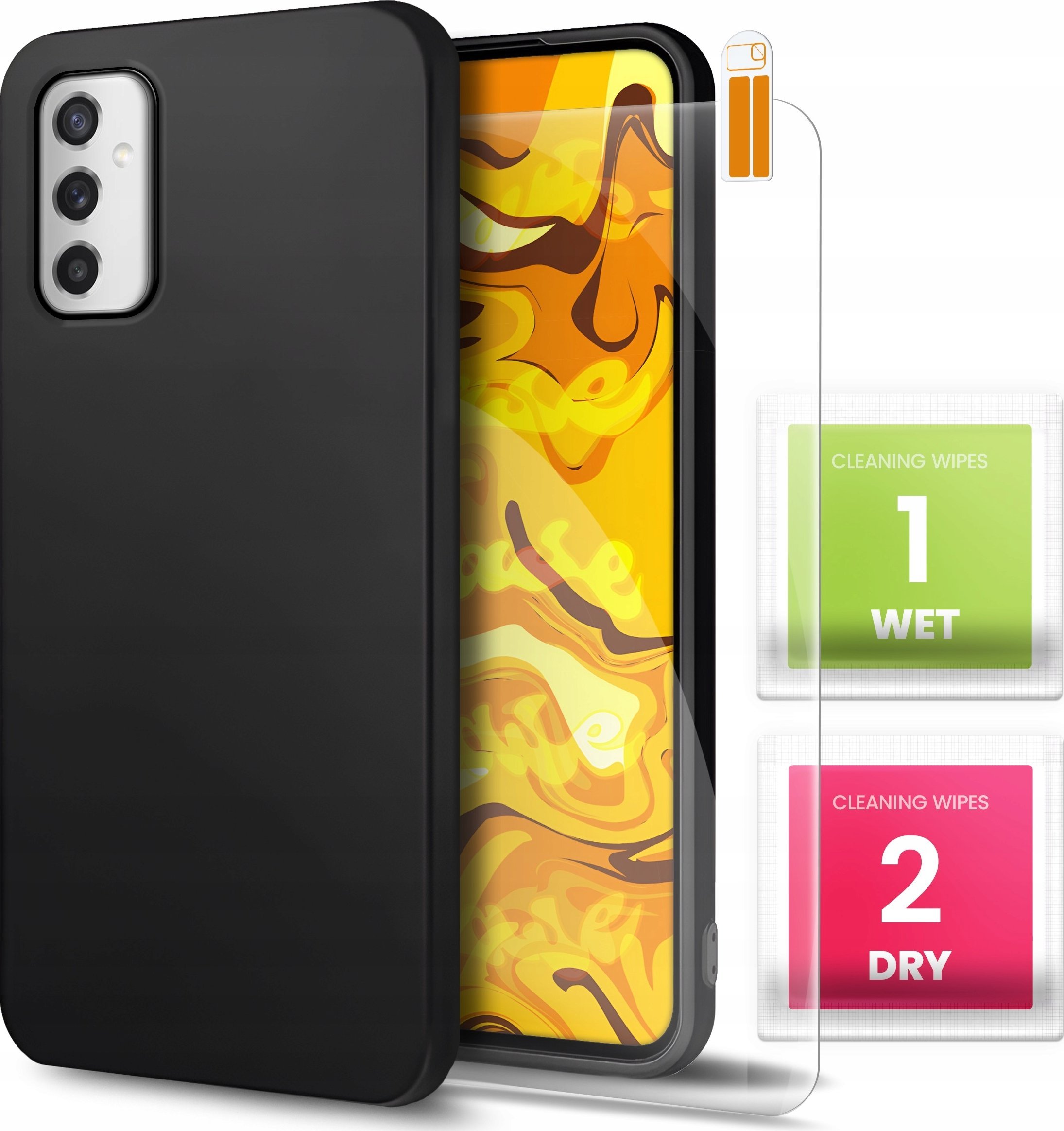 Hello Case ETUI DO SAMSUNG GALAXY M52 5G GUMOWE OBUDOWA CZARNE MATOWE SILIKON SLIM