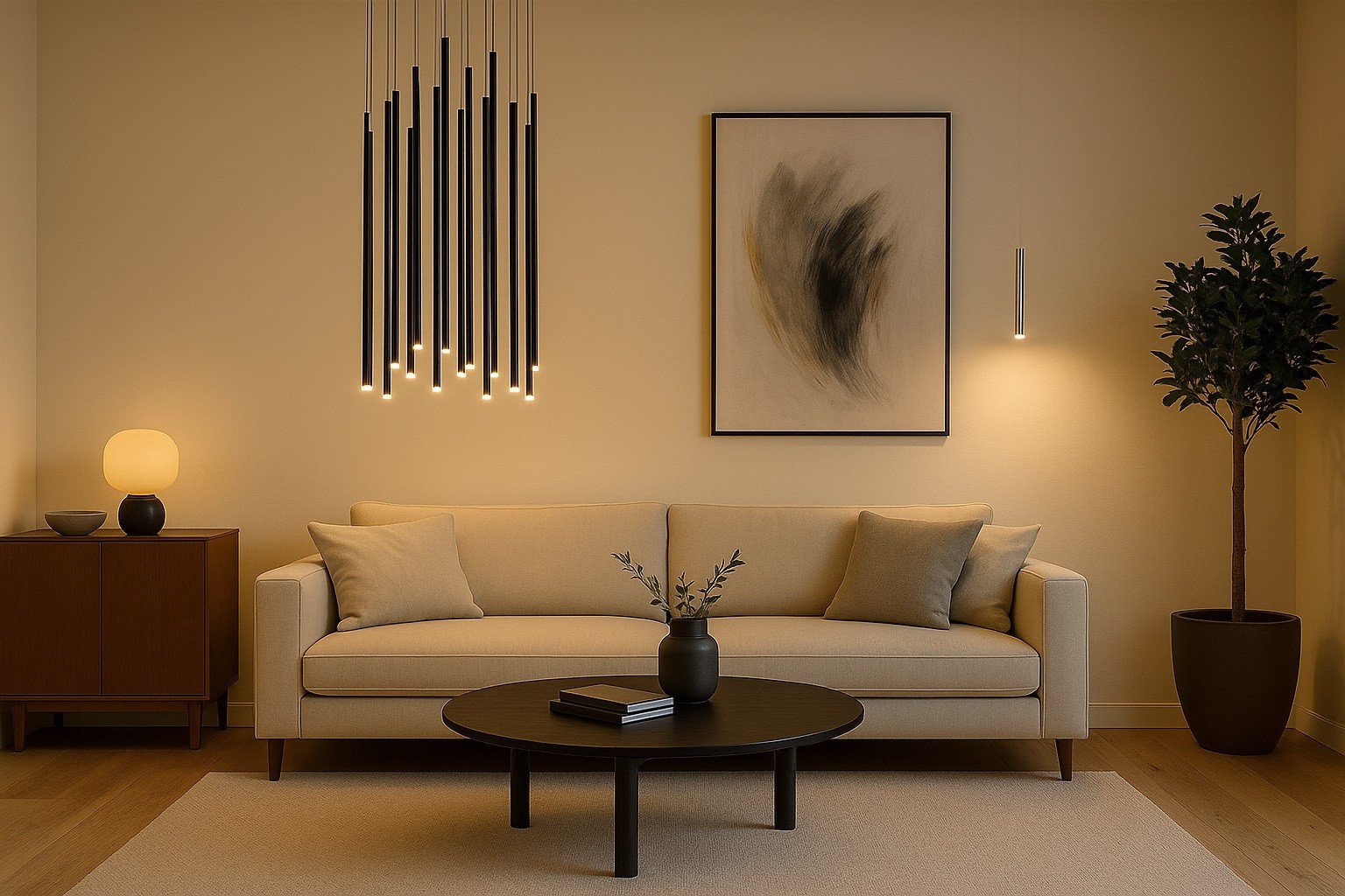 Lampa Louise 12 Black