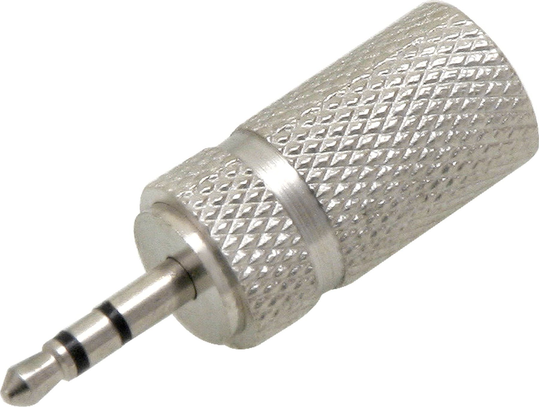 Przejście Jack: WTYK 2,5-GNIAZDO 3,5 metal STEREO