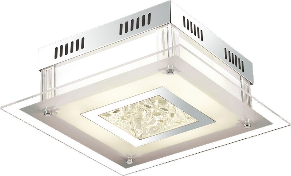 Lampa sufitowa Italux Lampa sufitowa metalowa biała Italux Marisa ledowa C29528F-1A