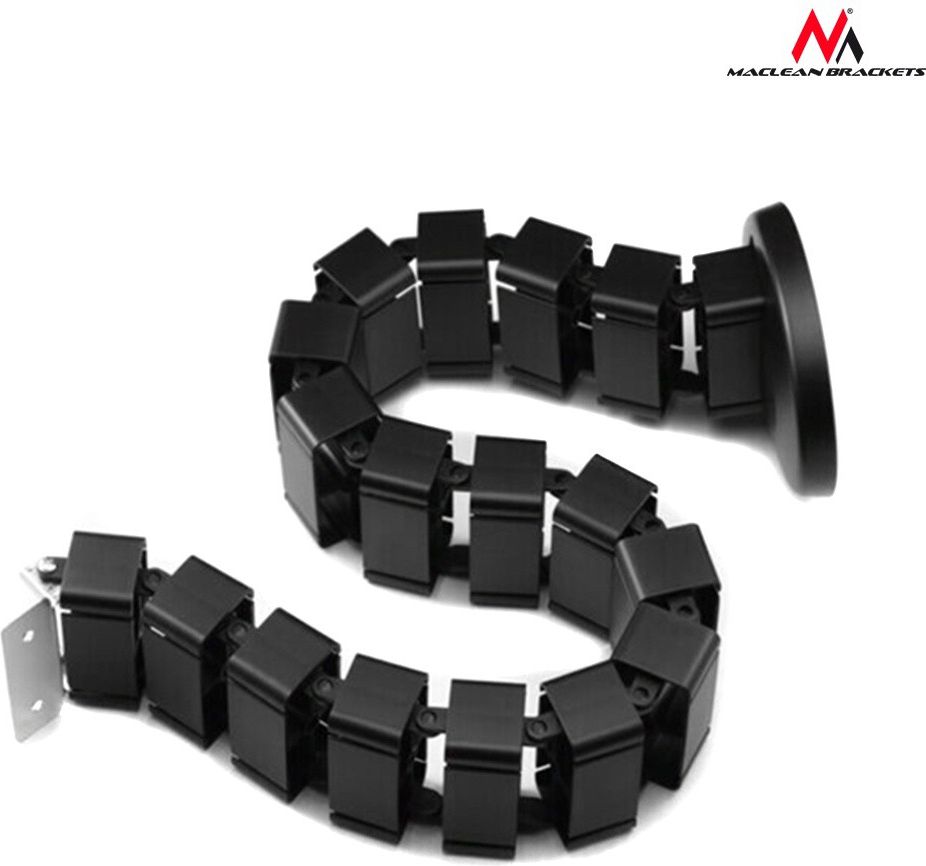 Organizer Maclean Otulina na przewody Czarny 1 sztuka (MC-727B)