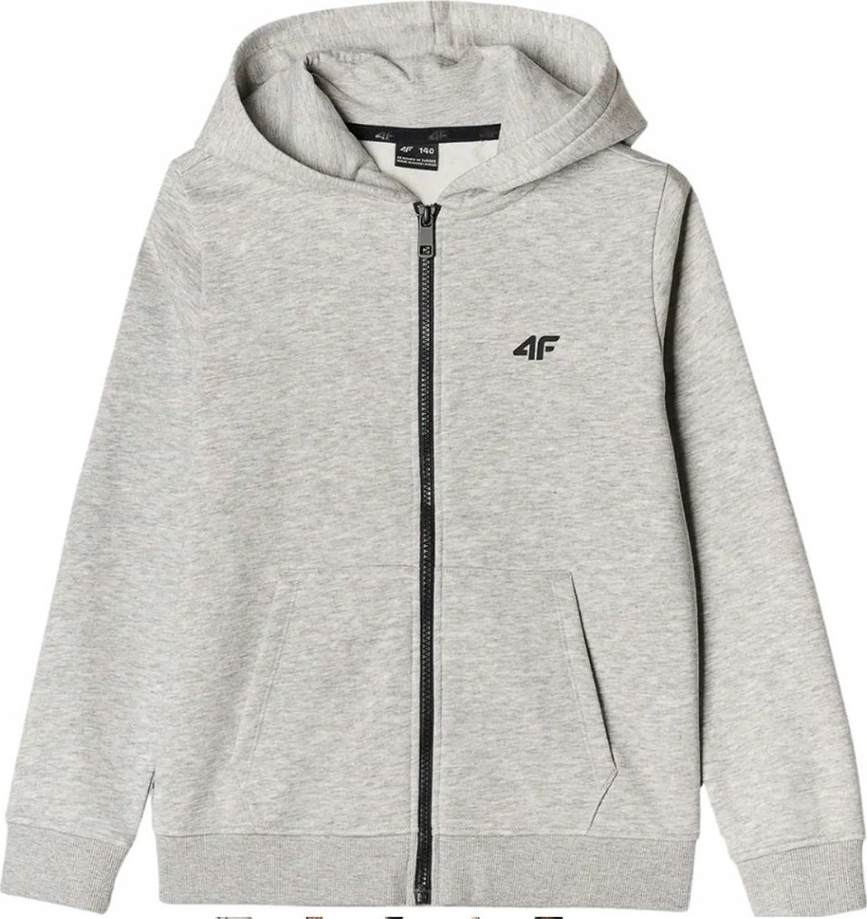 Bluza sportowa chłopięca 4F M1295 rozpinana młodzieżowa z kapturem