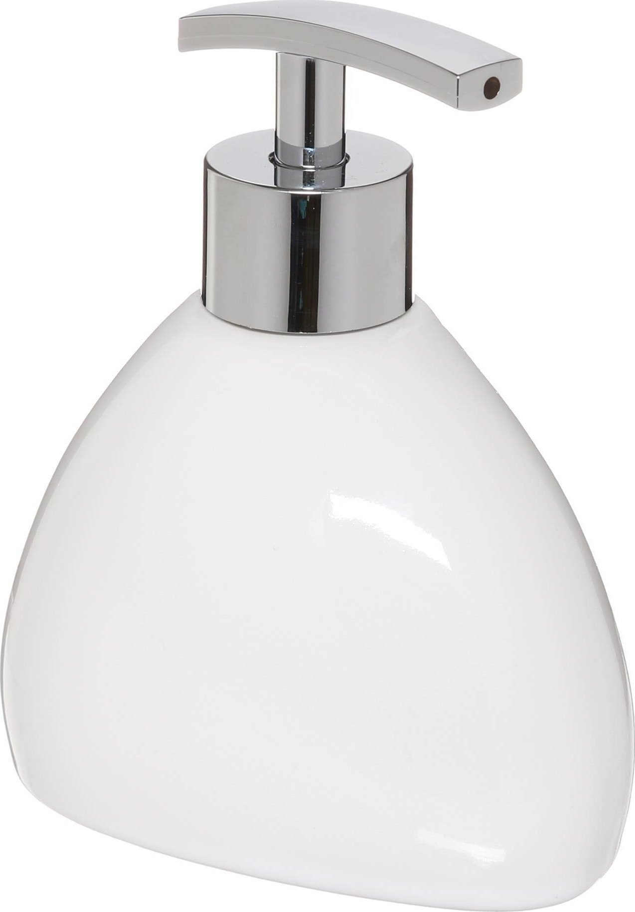 Dozownik do mydła 5five Dozownik na mydło SILK, ceramika, biały