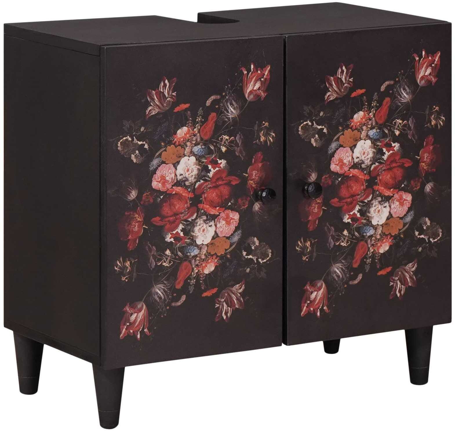 vidaXL Szafka umywalkowa Wielokolorowy 62 x 33 x 58 cm Drewno mango