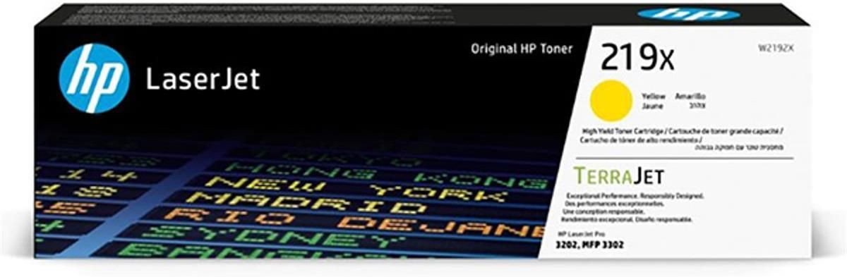 Toner HP 219X Yellow Original (W2192X)