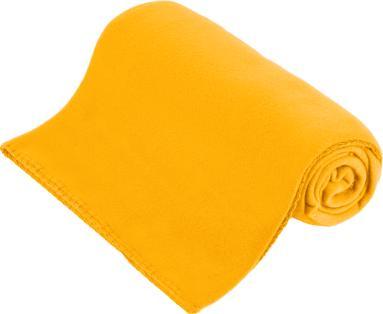 Teesa Koc polarowy 130x150 cm TEESA - żółty