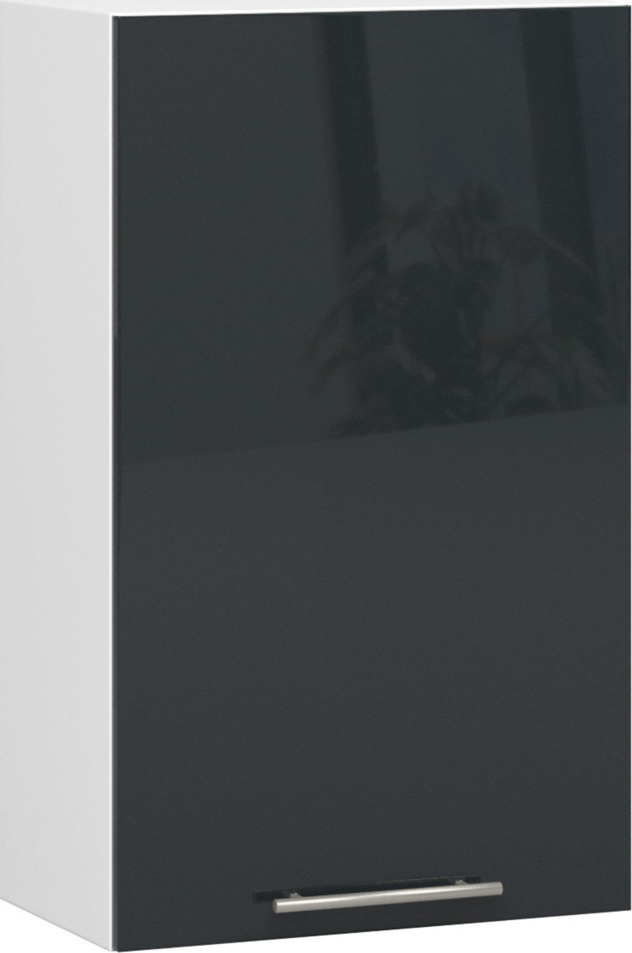 Fabryka Mebli Akord WISZĄCA SZAFKA KUCHENNA OLIWIA W 50cm BIAŁA-GRAFIT POŁYSK H720