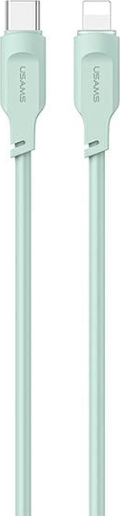 Kabel USB Usams USB-C - Lightning 1.2 m Zielony (brak)