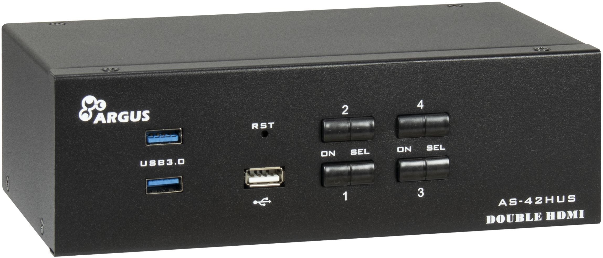Inter-Tech IPC KVM Switch AC-42HUS HDMI, 4K@60Hz