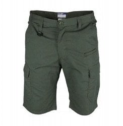 Szorty robocze ripstop+spandex ozm.XXL,220g/m2,ciemnozielone