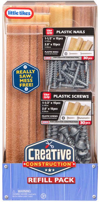 Creative Construction Wood, Nails and Screw Bundle
