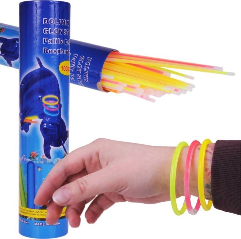 PrzydaSie Światło Chemiczne Bransoletki Świecące Pałeczki