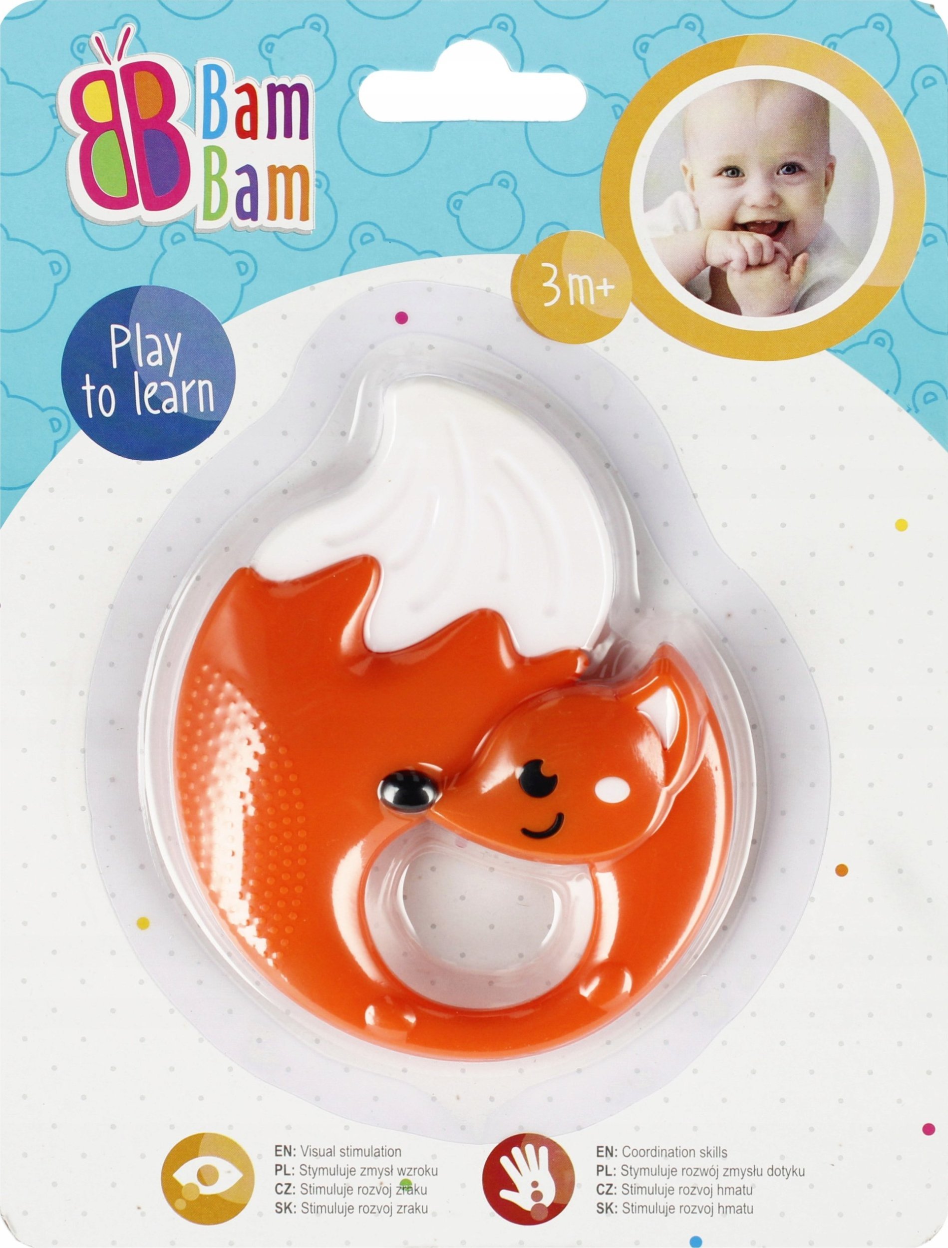 BamBam BAM BAM GRZECHOTKA LISEK 15X20 B/C 36/144