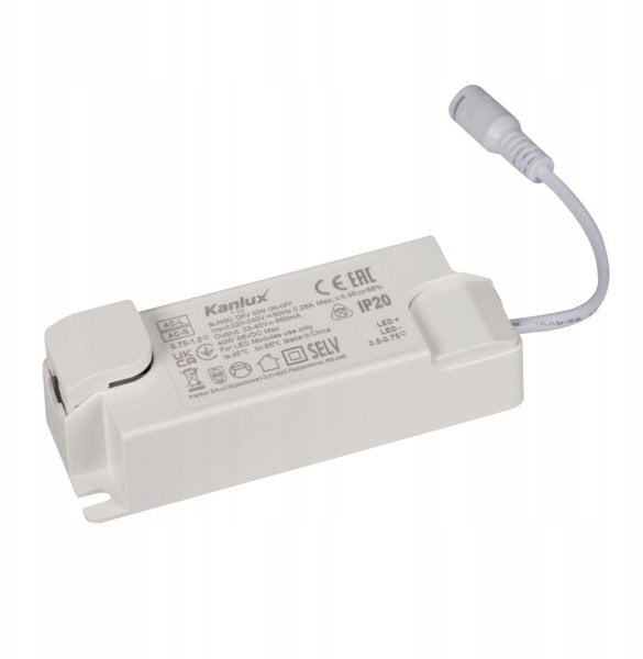 Zasilacz Kanlux Zasilacz LED BLINGO DRV 32W ON-OFF 220-240V AC IP20 biały 37269