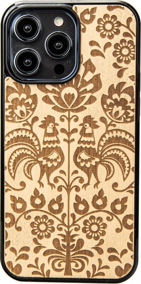 BeWood Drewniane Etui Bewood na iPhone 14 Pro Max POLSKI FOLK ANIEGRE