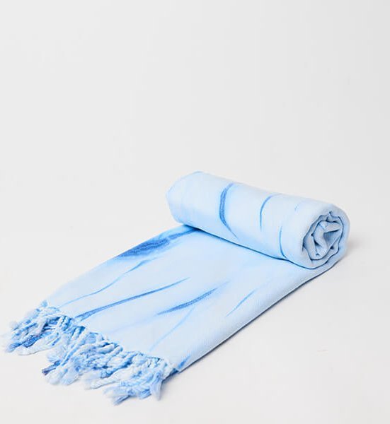 Yeye Ręcznik hammam ELECTRIC 100% bawełna YEYE Niebieski