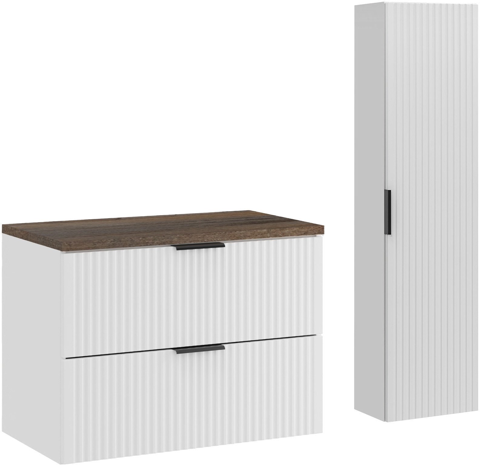 Zestaw meblowy 80cm z blatem i Szafką wysoką