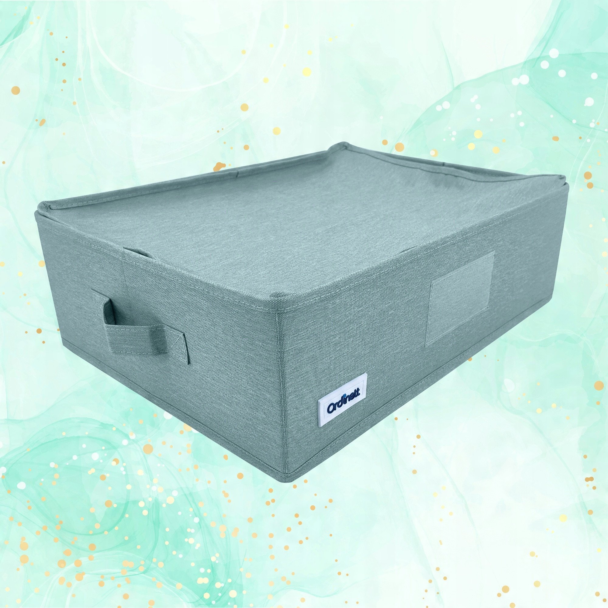 Rectangular box with ravel sledge 42x32x14cm Mint 8000303317715