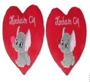 Serce Kocham Cię - Słonik 15cm MIX