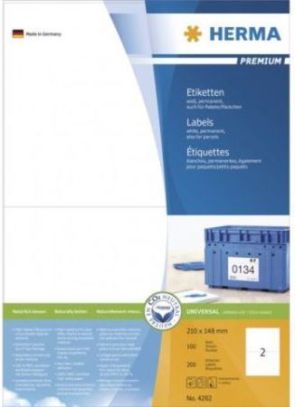 Herma Etykieta premium A4, biała, 100 stron (4282)