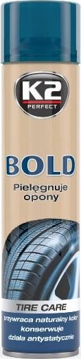 K2 Aerozolinis padangų blizgiklis K2 Bold, 600 ml